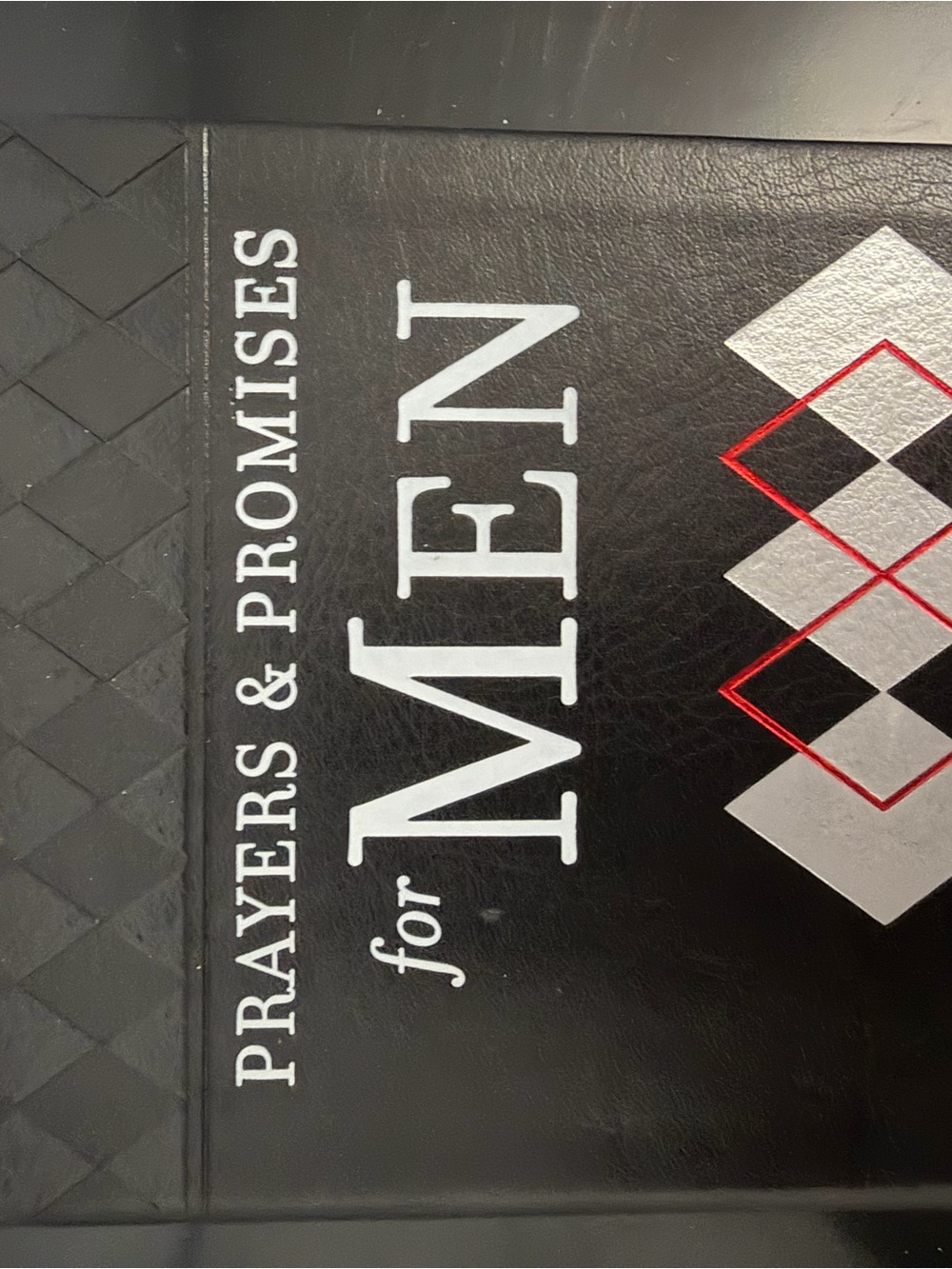 Prayers & Promises for Men Black Hardcover Book